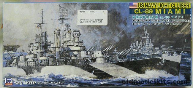 Skywave 1/700 USS Miami Light Cruiser Cleveland-Class (Late)  With Toms PE Detail Set, SW-2800 plastic model kit